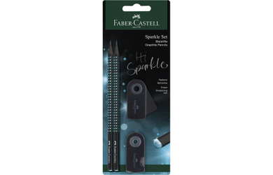Sparkle Set - 4er Schreibset - schwarz/blau