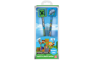 Minecraft Bleistifte mit Aufsätzen