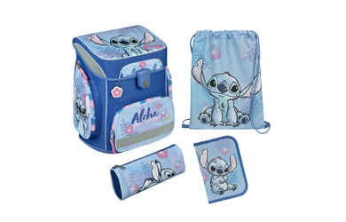 Disney Stitch - Scooli EasyFit - Schulranzen Set - 5-teilig