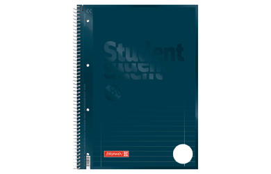 Premium Collegeblock A4 - Lineatur 27 - denim