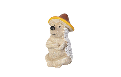 Igel mit Hut - Terracotta - ca. 5,5 x 5,5 x 9 cm