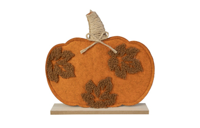 Kürbis - orange - Filz - ca. 25x5x23 cm