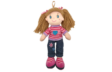Besttoy - Weichpuppe Maggy - mit Jeans - ca. 35 cm