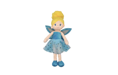 Besttoy - Weichpuppe Maggy - mit blauem Feenoutfit