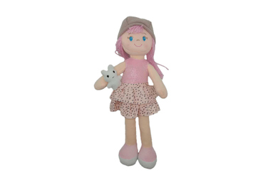 Besttoy - Weichpuppe Maggy - mit Katze
