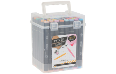 Stifteset - Twin Tip Markers - 48 teilig