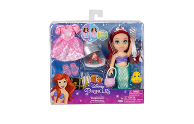 Disney Princess - See und Land Arielle - Puppe - ca. 15 cm