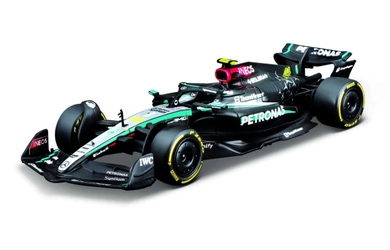 Modelauto - F1 Mercedes AMG W15E Great Britain - Hamilton '24 