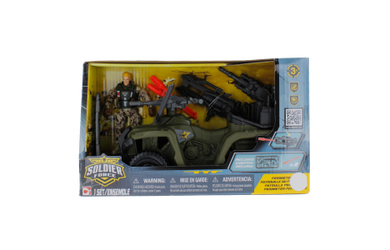 Besttoy - Militär Set - Soldier Force 9 - Jeep oder Hubschrauber mit Figur - 1 Stück