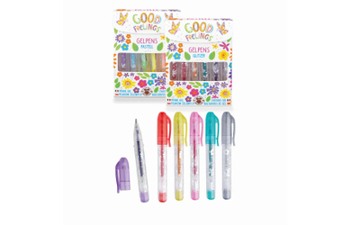 Mini Gelstifte - 6er Set - Pastell - Glitzer - 1 Stück