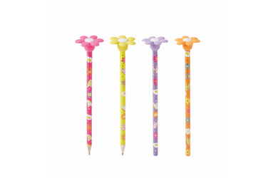 Bleistift - mit Radierer - Blume - 1 Stück
