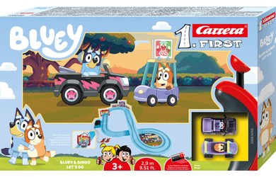Bluey - Carrera First - Rennbahn