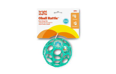 Bright Starts™ - Rasselball - Oball Rattle™ - Easy-Grasp