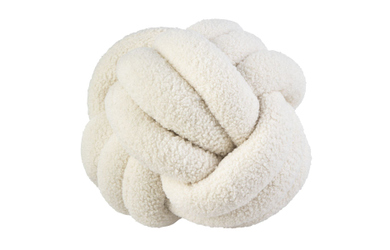 Knoten Deko Kissen - weiß - ca. 26cm