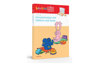 bambinoLÜK Set - Konzentration mit Elefant und Hase