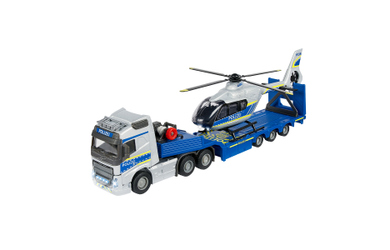 Volvo - Polizeitruck mit Helikopter - ca. 35 cm