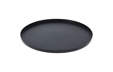 Kerzenteller rund - schwarz - ø ca. 30 cm
