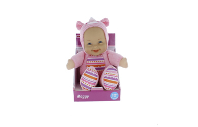 Puppe Maggy im Einhorn-Onesie - ca. 30 cm 