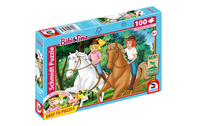 Bibi & Tina - Kinderpuzzle - Sommerausritt - 100 Teile