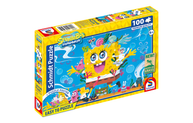 Sponge Bob - Kinderpuzzle - Abenteuer in Bikinibottom - 100 Teile