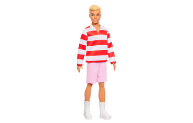 Barbie - Fashionistas - Ken Puppe - Red and White Strip