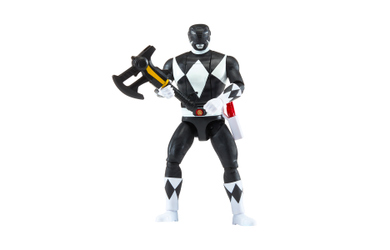 Power Rangers - Figur -Schwarzer Power Ranger - Auto Morphin - Zack Taylor