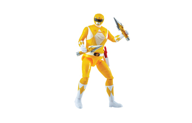 Power Rangers - Figur - Gelber Power Ranger - Auto Morphin - Trini Kwan