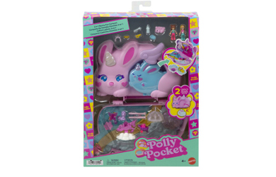 Polly Pocket - Baby und Häschenmama Schatulle
