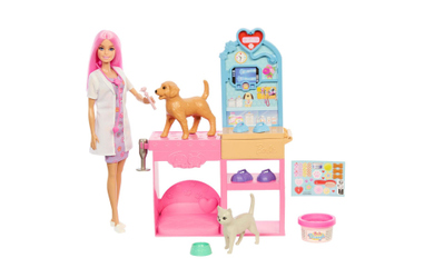 Barbie - Haustierklinik Spielset 