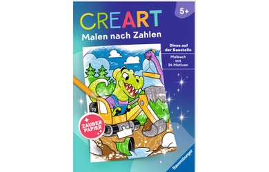 Creart - Malen nach Zahlen - Einhorn Zauber - Zauberpapier 