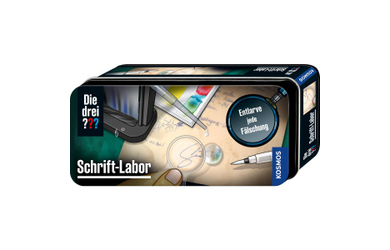 Die drei ??? - Schrift-Labor - Metalldose