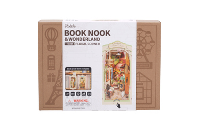 DIY - Holz Bastelset - Miniaturhaus - Blumen-Gasse