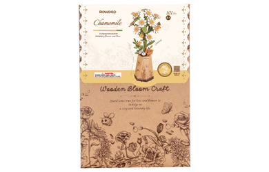 DIY - Holz Bastelset - Miniaturblume - Kamille