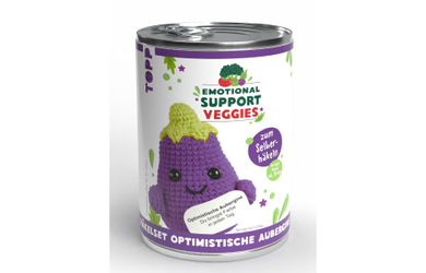 TOPP - Häkelset - Aubergine