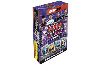 Topps Turbo Attax Formel 1- Mega Tin - Lightning Lids & Shake Down