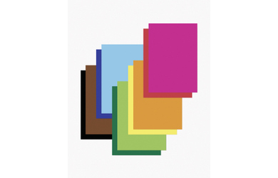 Fotokarton - 10 Farben - 10 Blatt