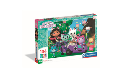 Gabby's Dollhouse - Kinderpuzzle - 104 Teile Supercolor