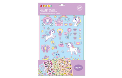 Mega Set - Einhorn Stickers - ca. 500 Stück 