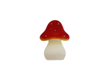 Deko-Fliegenpilz mit LED - ca. 17 x 8 x 22 cm 