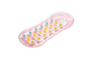 Luftmatratze - Fun Pocket curved- rosa