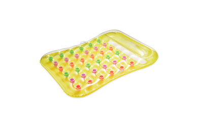 Doppel-Luftmatratze - Mega Fun Pocket - gelb