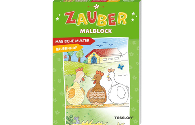Zaubermalblock - Magische Muster - Bauernhof 
