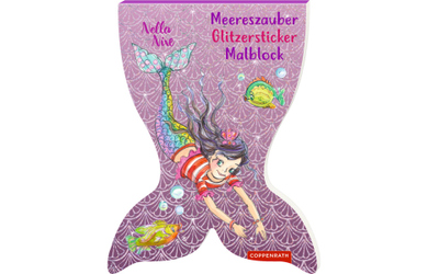 Nella Nixe - Meereszauber Glitzersticker Malblock 