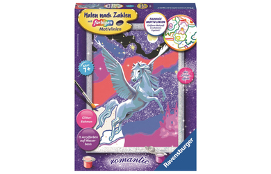 Malen nach Zahlen - Stolzer Pegasus - Serie Romantic 