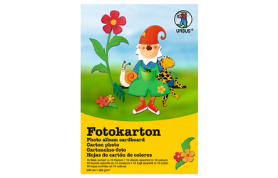 Fotokarton DIN A3 - 10 Blatt in 10 Farben