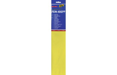 Fein-Krepp - gelb