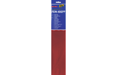 Fein-Krepp - feuerrot