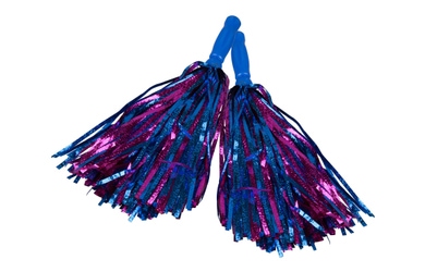 Besttoy - 2er Set Pom Poms - blau-lila 