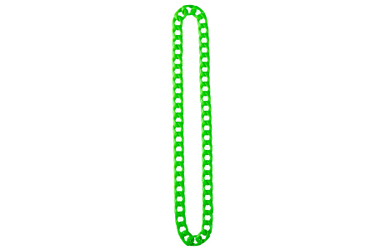 Faschingsschmuck - Halskette - neongrün