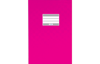 Heftumschlag A4 pink
